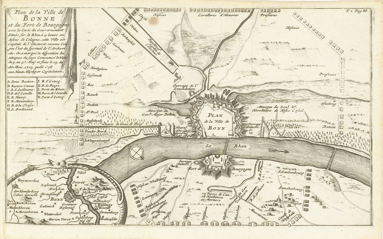 Siege of Bonn, 1703 by Matthijs Pool (possibly)