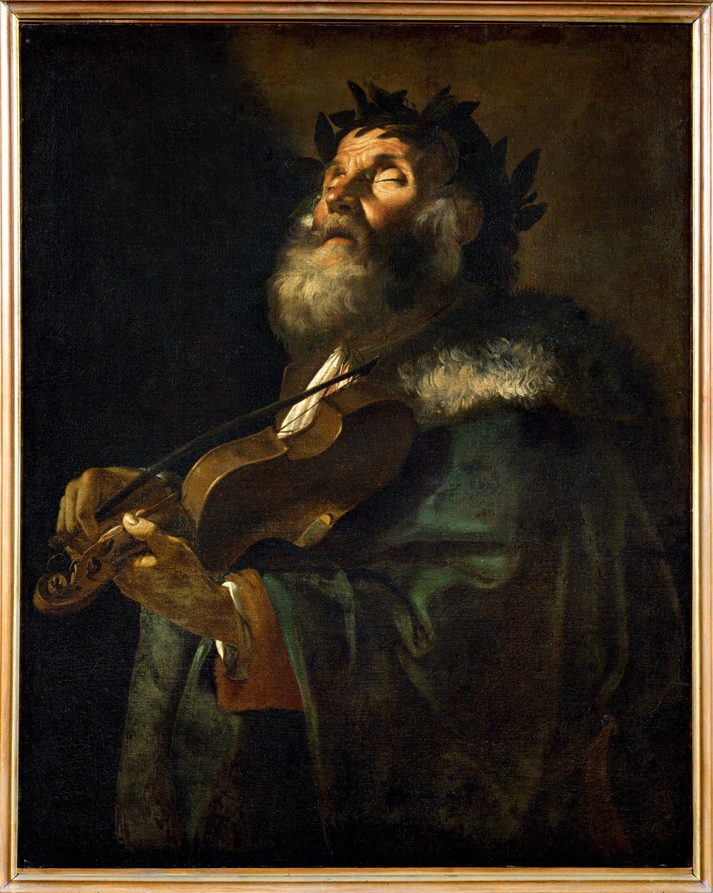 Homer by Mattia (1613-99) Preti