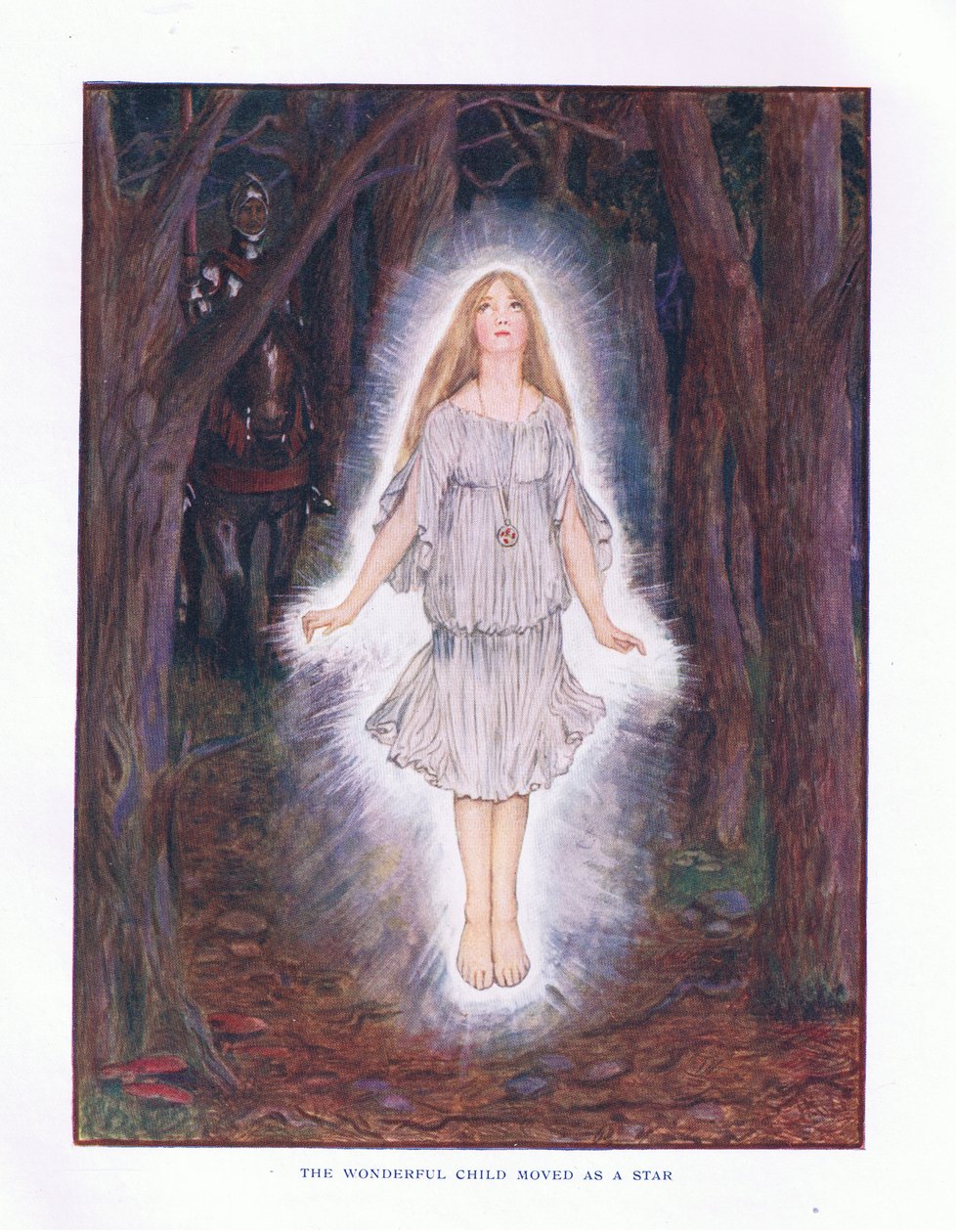 The wonderful child moved as a star (illustration from Lady Ann