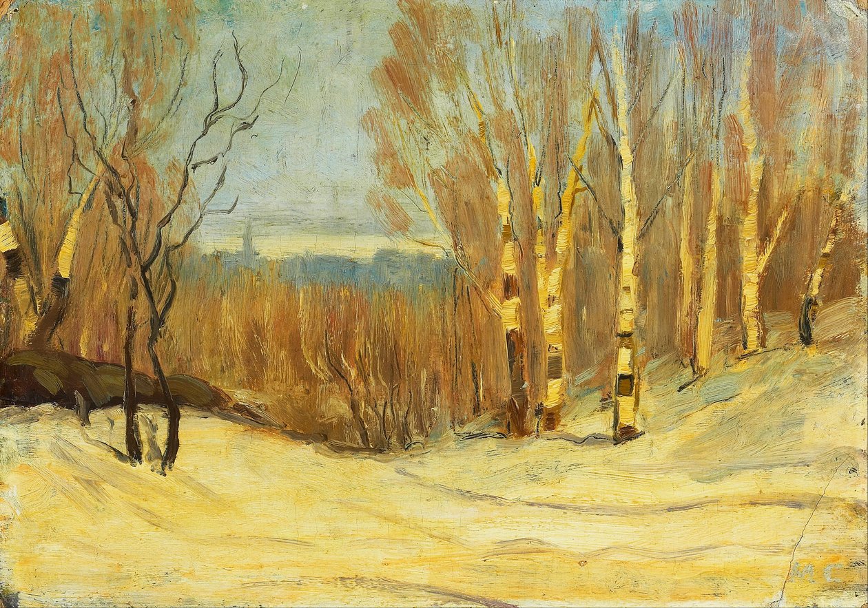 Winter near Montreal by Maurice Galbraith Cullen