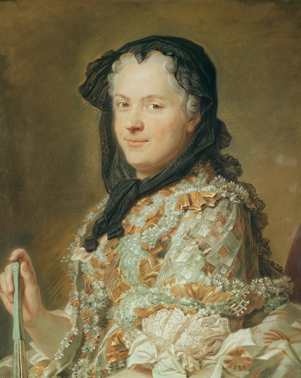 Portrait of Maria Leszczynska, Queen of France and Navarre, 1744-48 by Maurice Quentin de La Tour