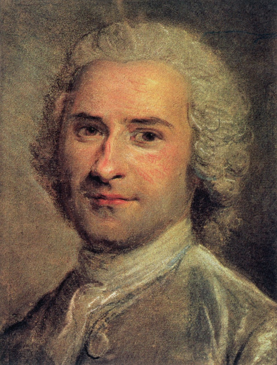 Portrait of Jean Jacques Rousseau, 1712-78