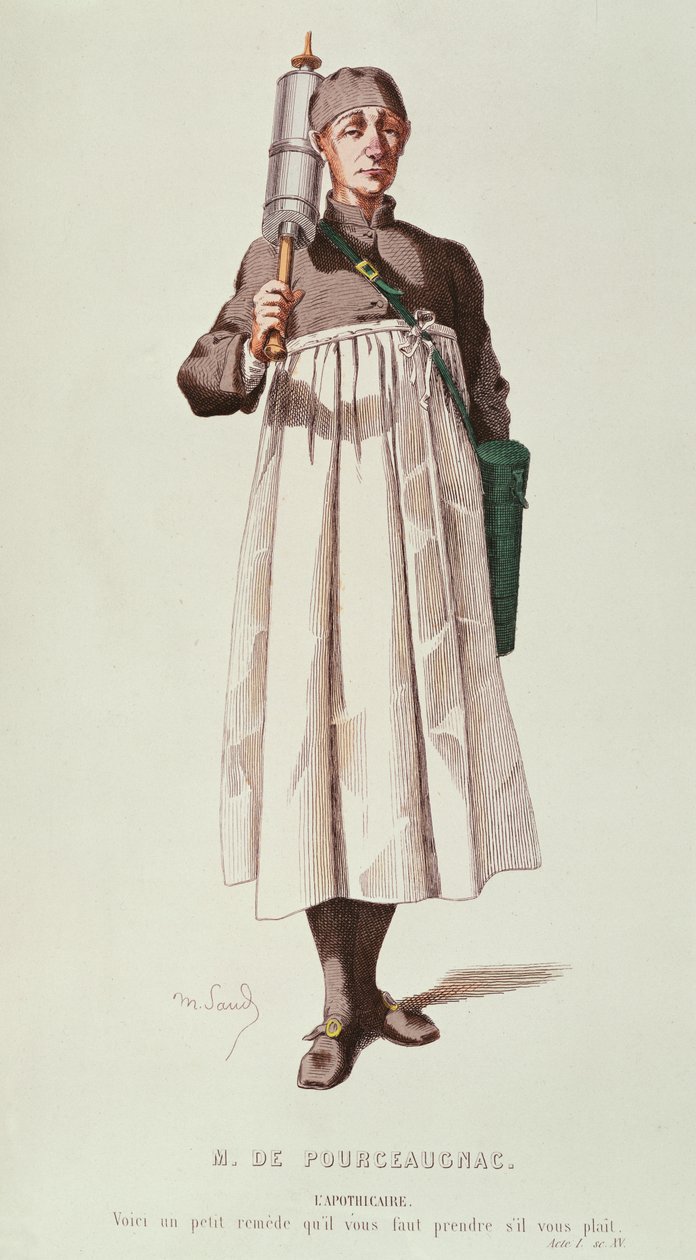 The Apothecary Comes with a Syringe for Monsieur de Pourceaugnac, from 