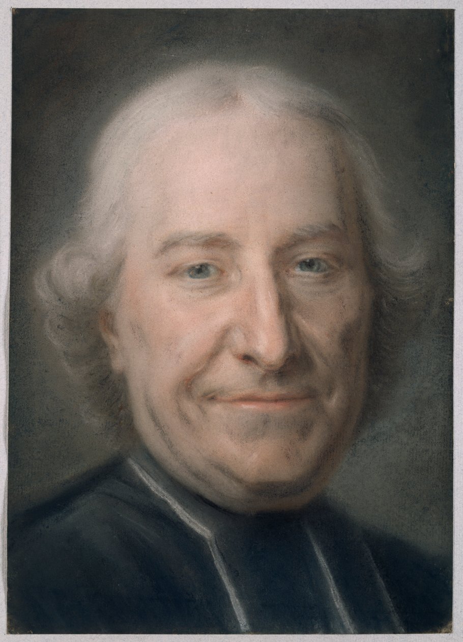 Portrait of Claude Charles Deschamps by Maurice-Quentin de La Tour
