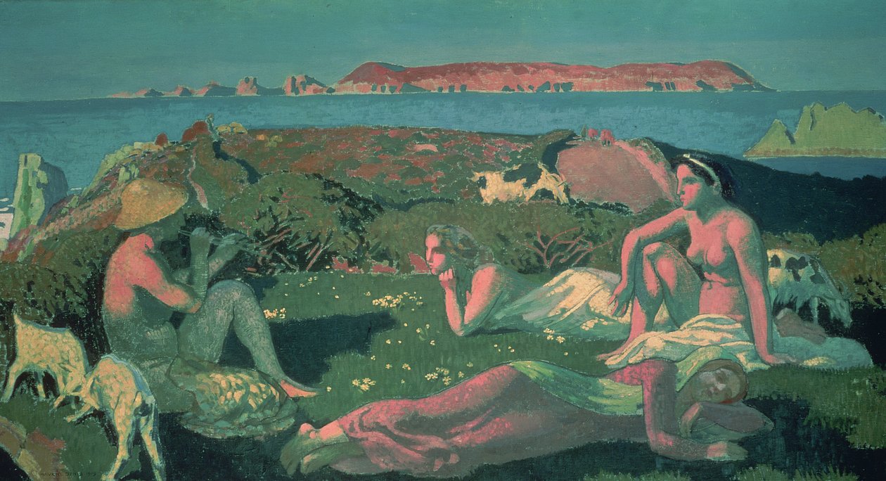A Seascape in Green Tones by Maurice Denis