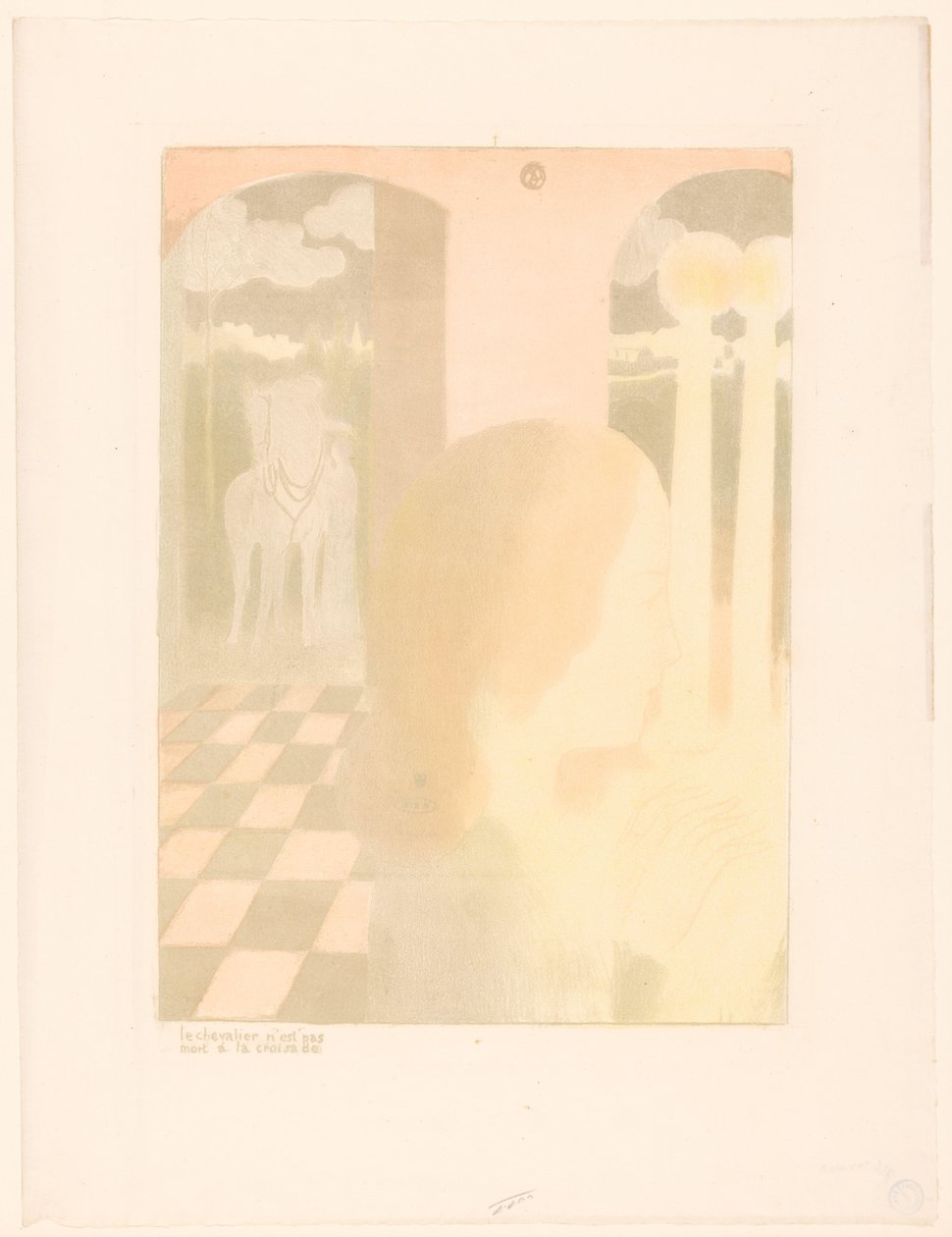 Maiden Waiting for Her Beloved Knight by Maurice Denis