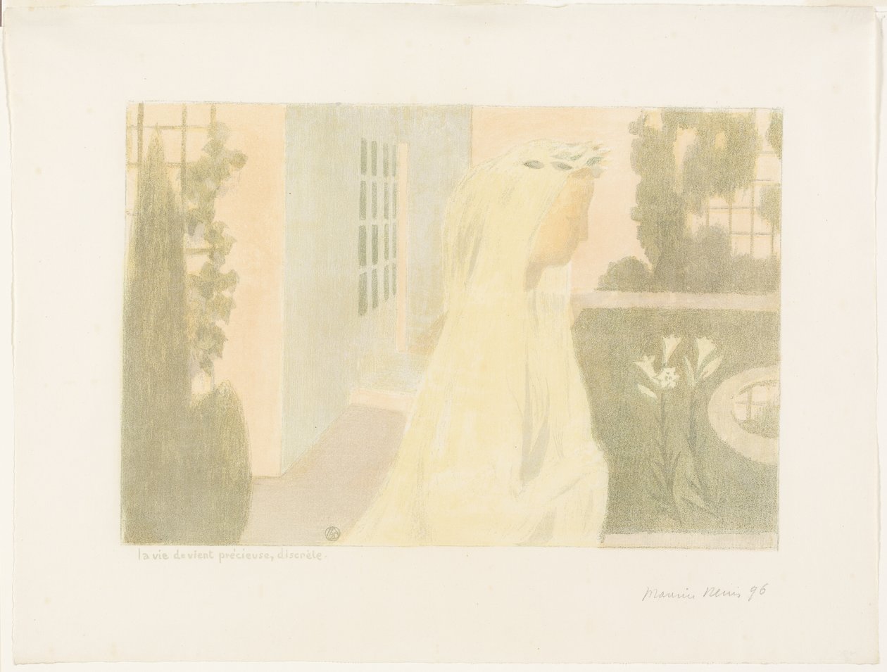 Life Becomes Precious, Discreet, plate eleven from Love by Maurice Denis