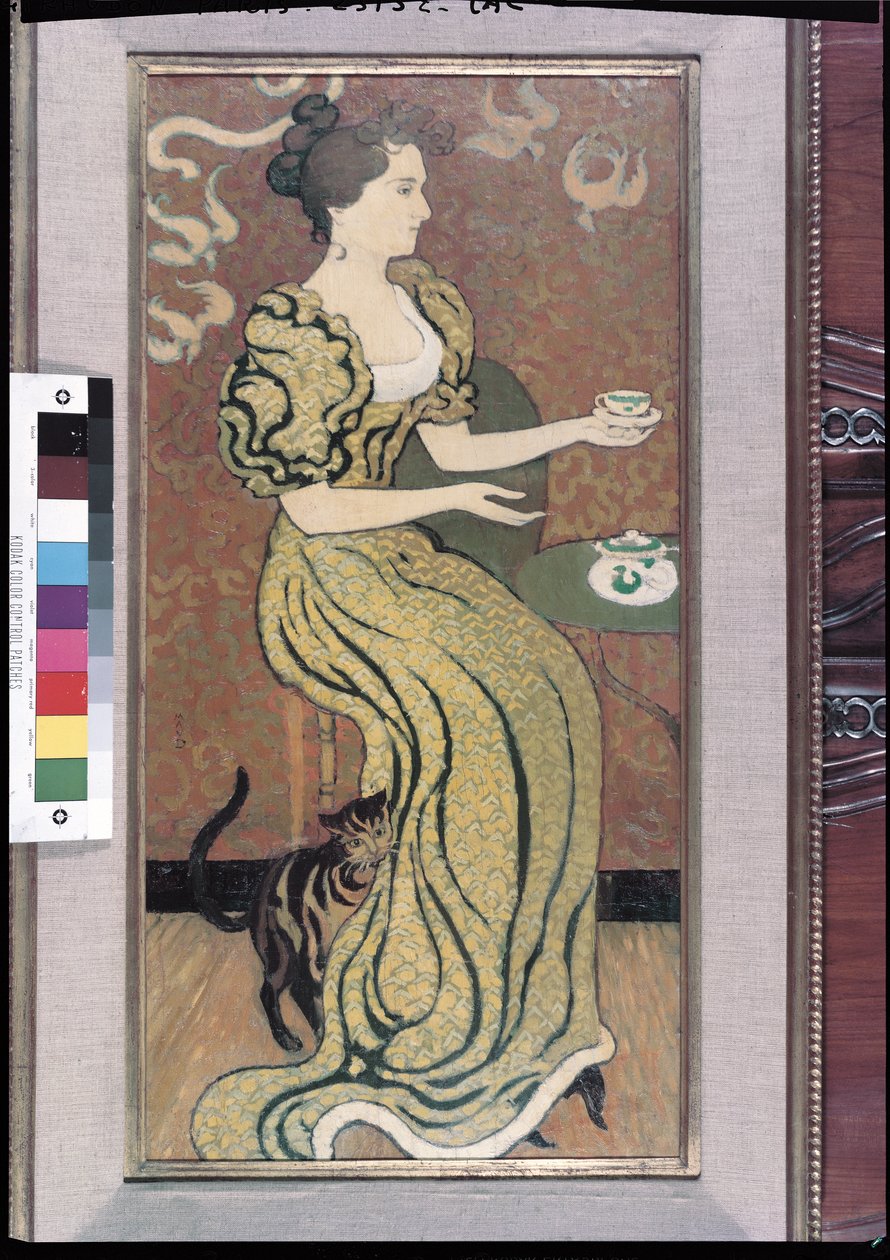 Madame Ranson and Her Cat by Maurice Denis: Fine art print