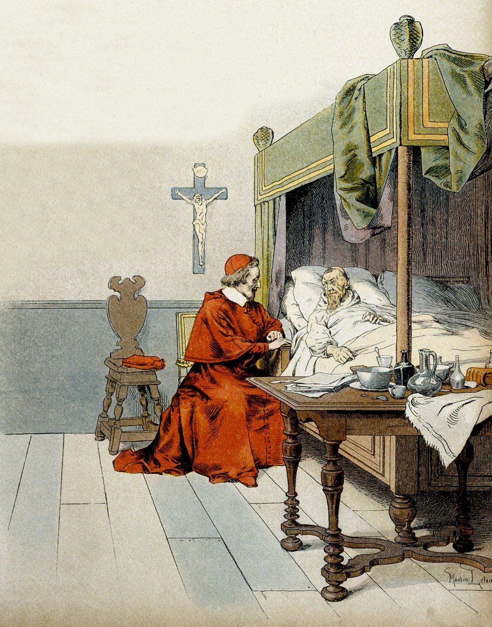 Cardinal Richelieu (Armand Jean du Plessis) by Maurice Leloir