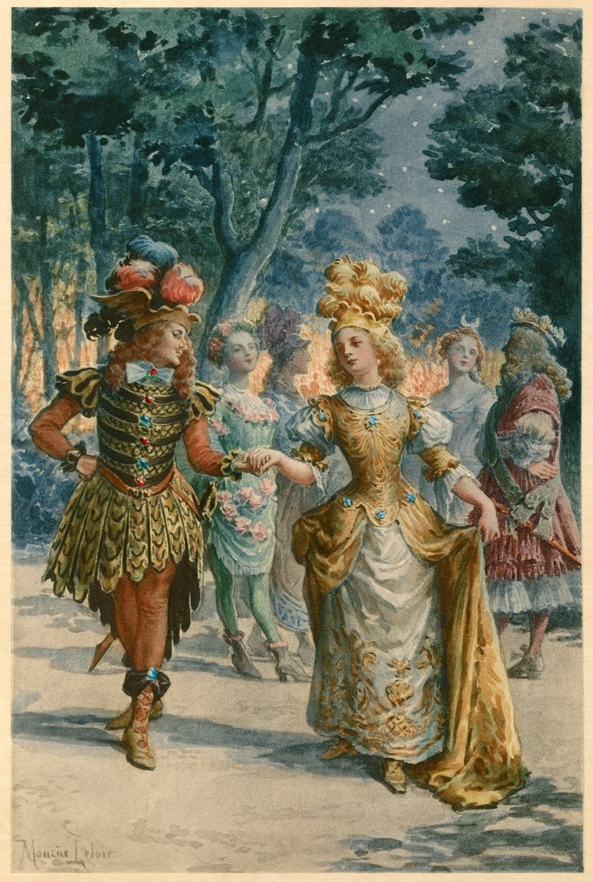 The Pleasures of the Enchanted Island (illustration) by Maurice Leloir