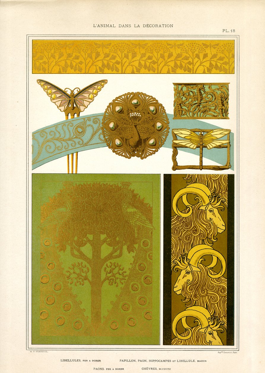 Animal Motifs for Jewelry and Decorative Elements by Maurice Pillard Verneuil