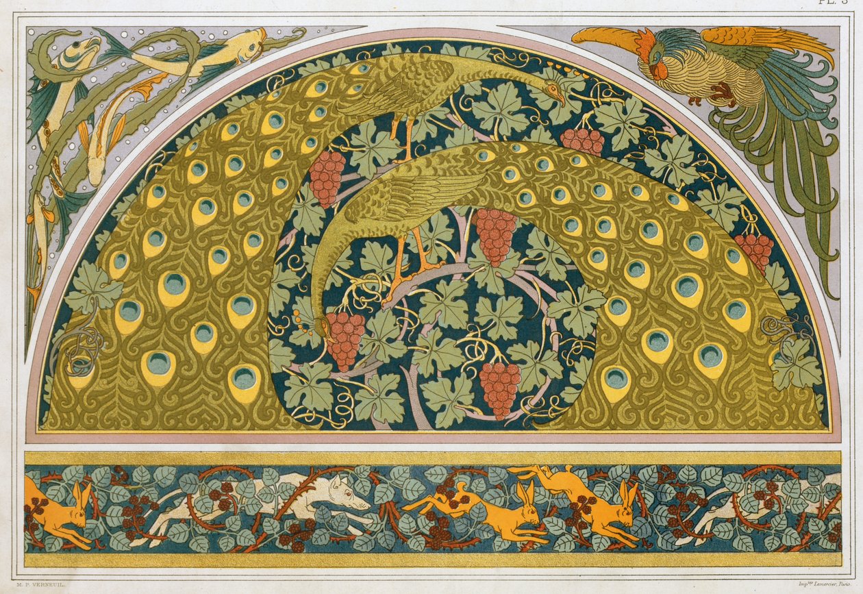 Designs for Borders and Corners, 1897 by Maurice Pillard Verneuil