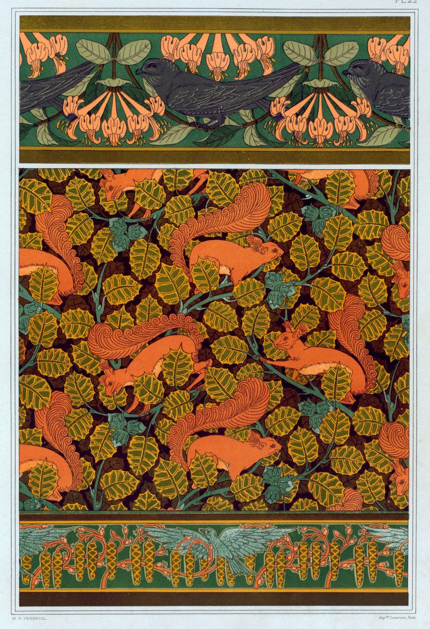 Designs for Wallpaper and Borders by Maurice Pillard Verneuil