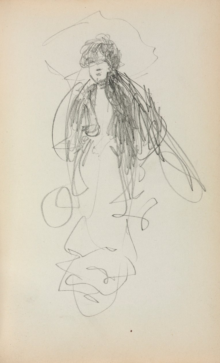 Italian Sketchbook: Standing Woman (page 219) by Maurice Prendergast