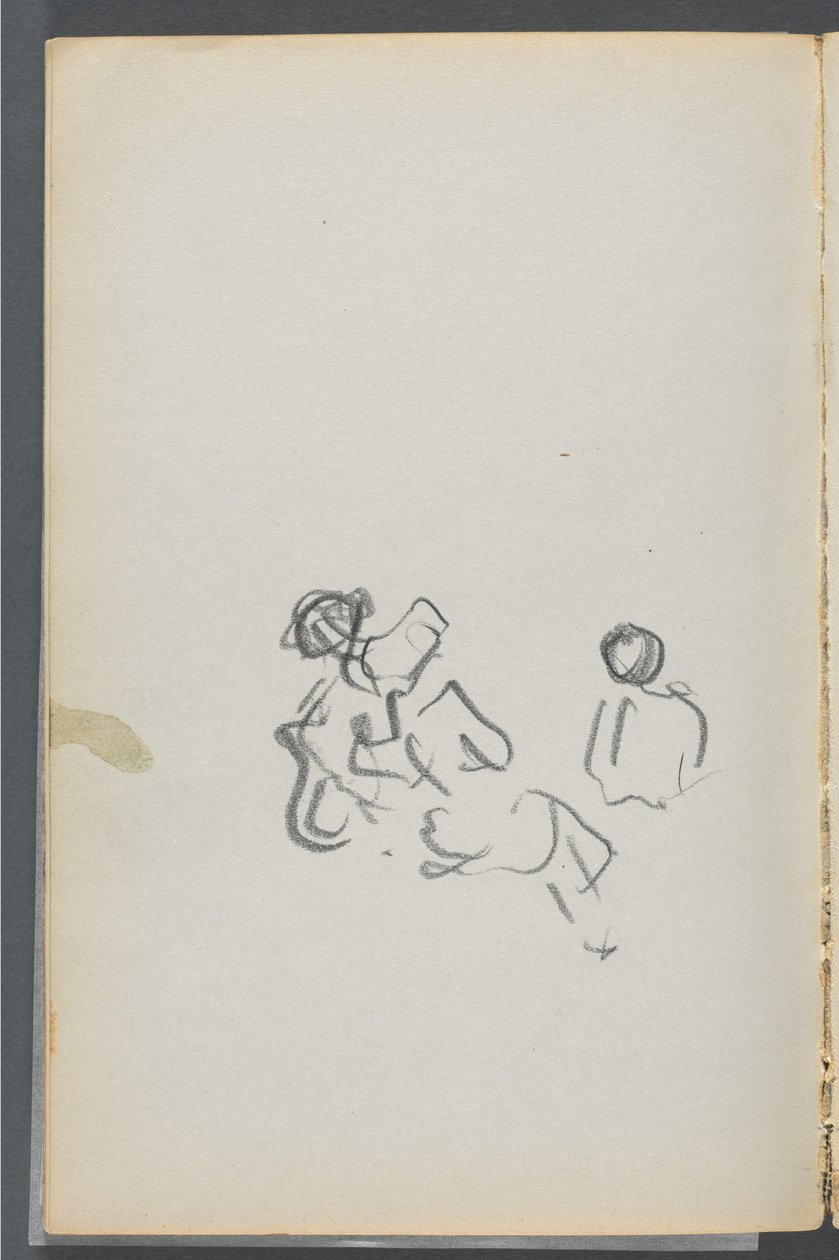 Sketchbook, The Dells: Figures by Maurice Prendergast