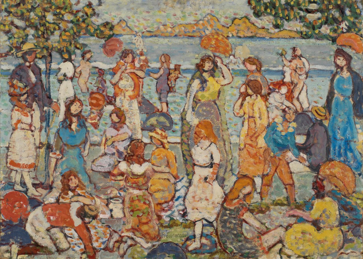 The Beach by Maurice Prendergast
