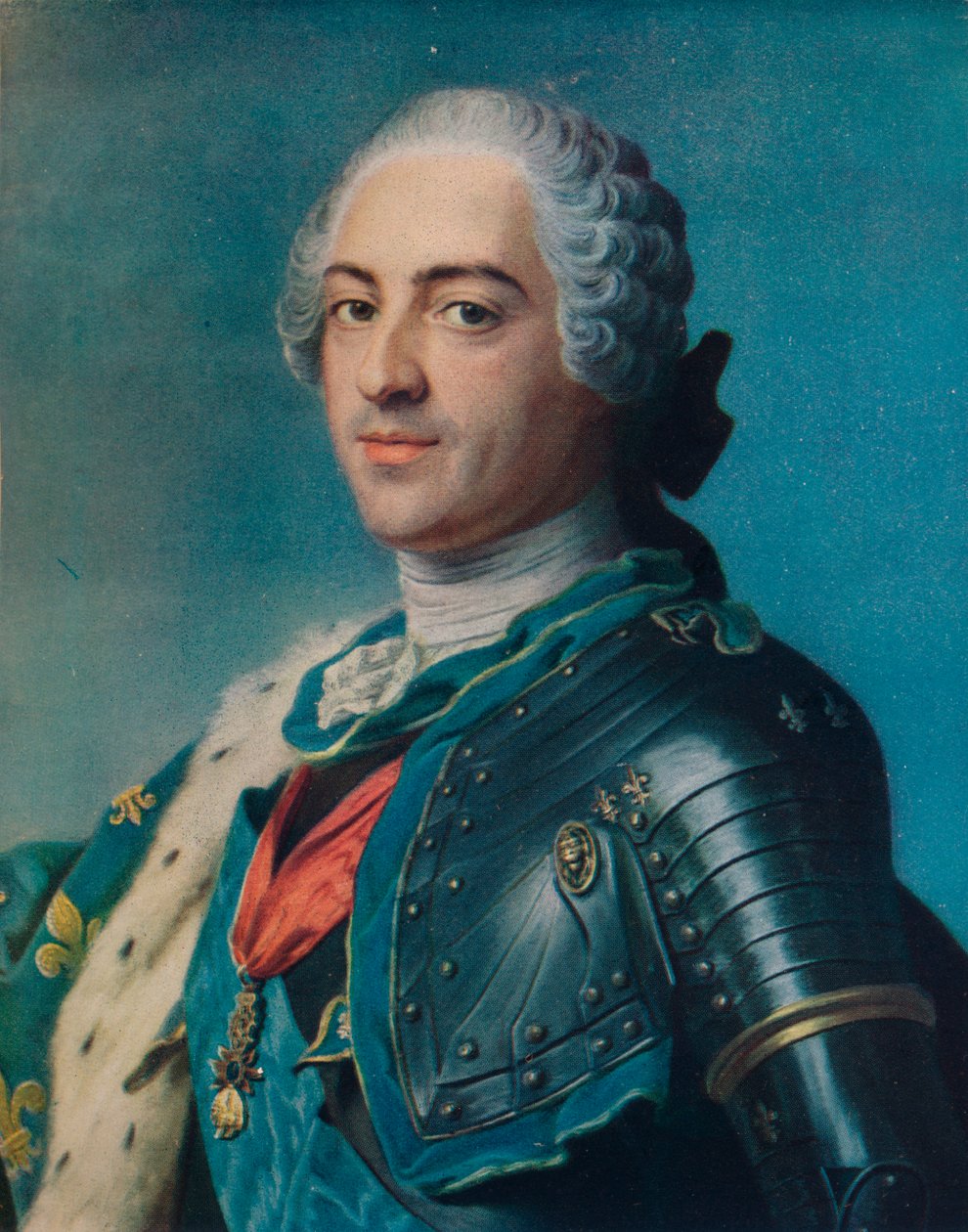 Louis XV by Maurice-Quentin de La Tour