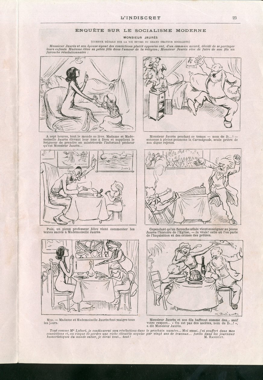 The Indiscreet, number 1, Satirical in B & W by Maurice Radiguet