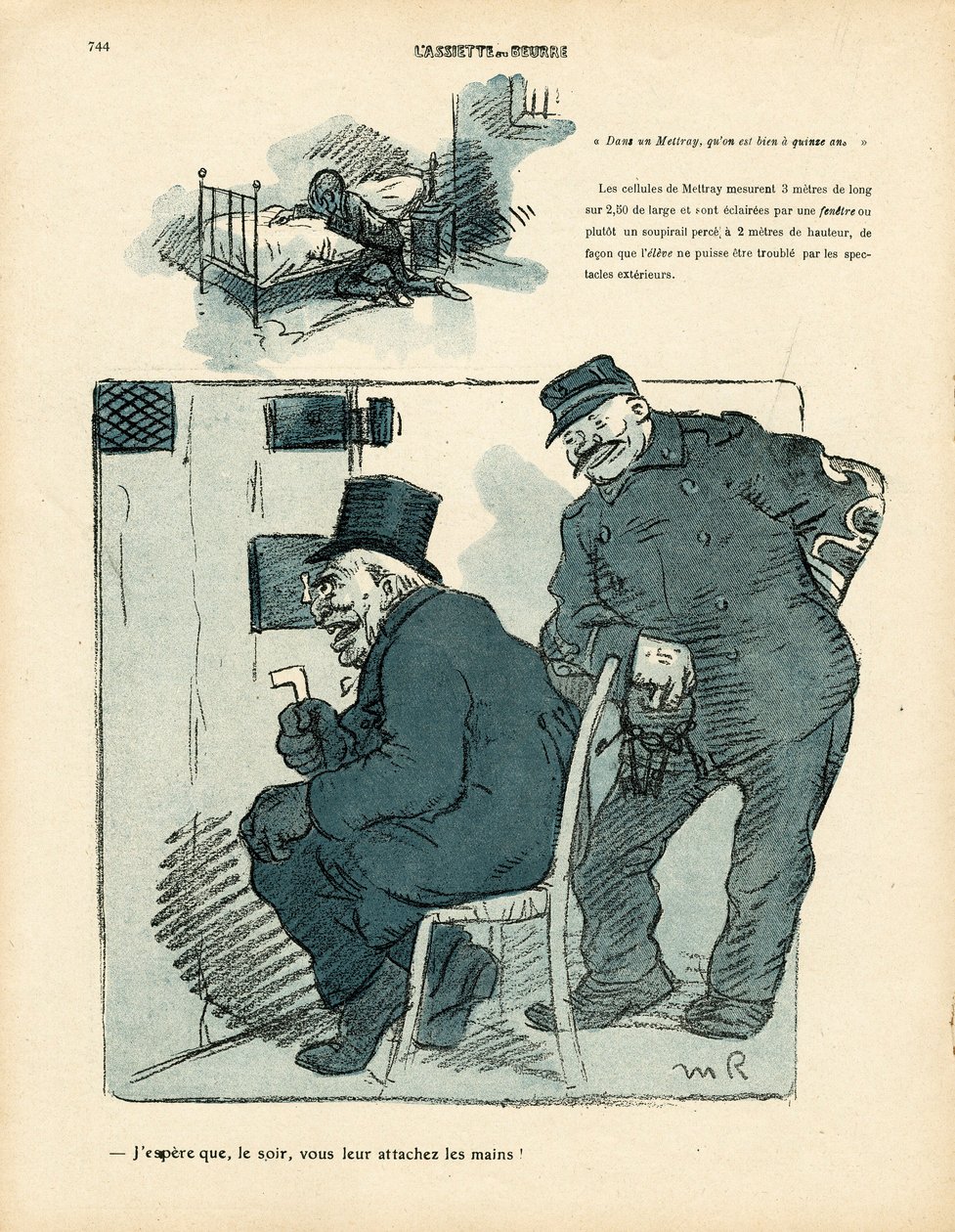 The Butter Plate, number 411, Satirical in Colors by Maurice Radiguet