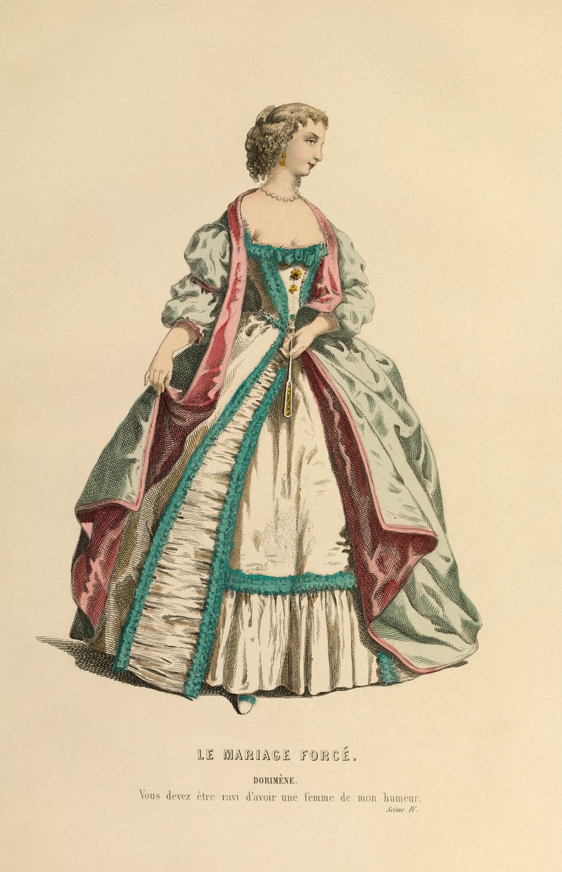 Costume for the role of Dorimene, c.1868 by Maurice Sand