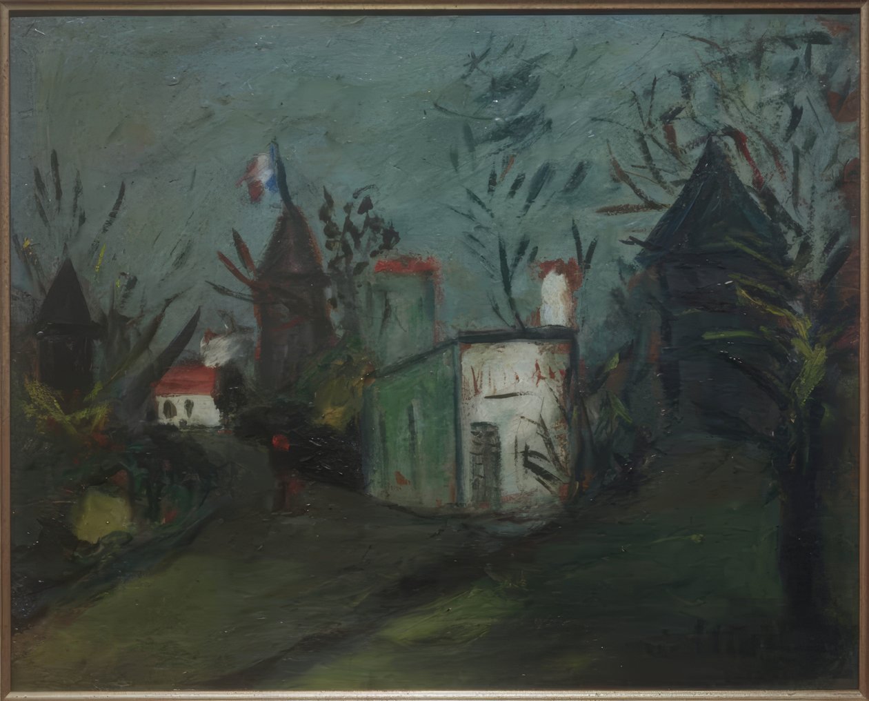 View of Montmartre by Maurice Utrillo