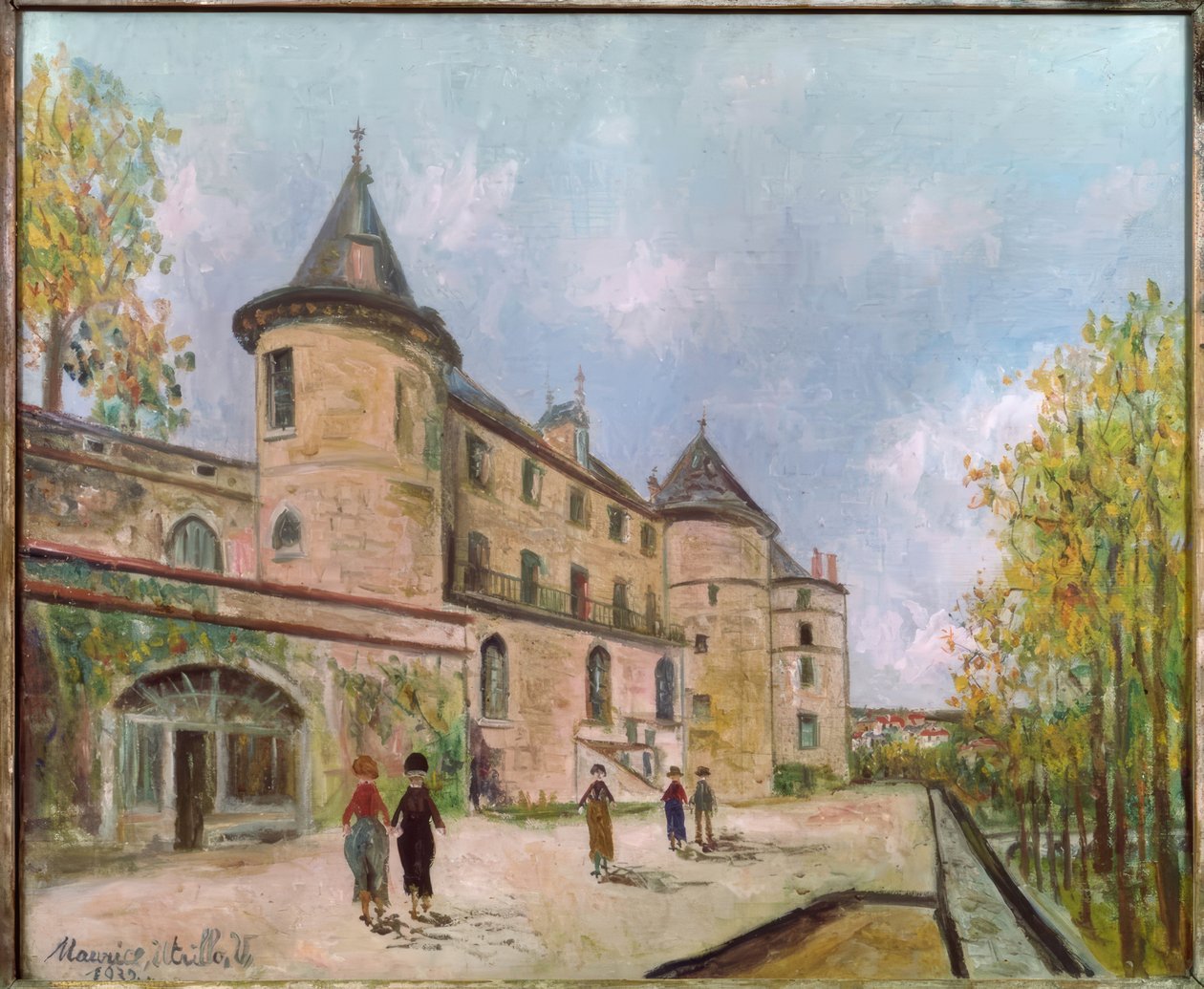 Chastellux Castle by Maurice Utrillo