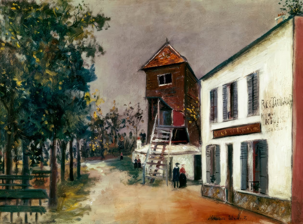 The Mill of Sannois by Maurice Utrillo