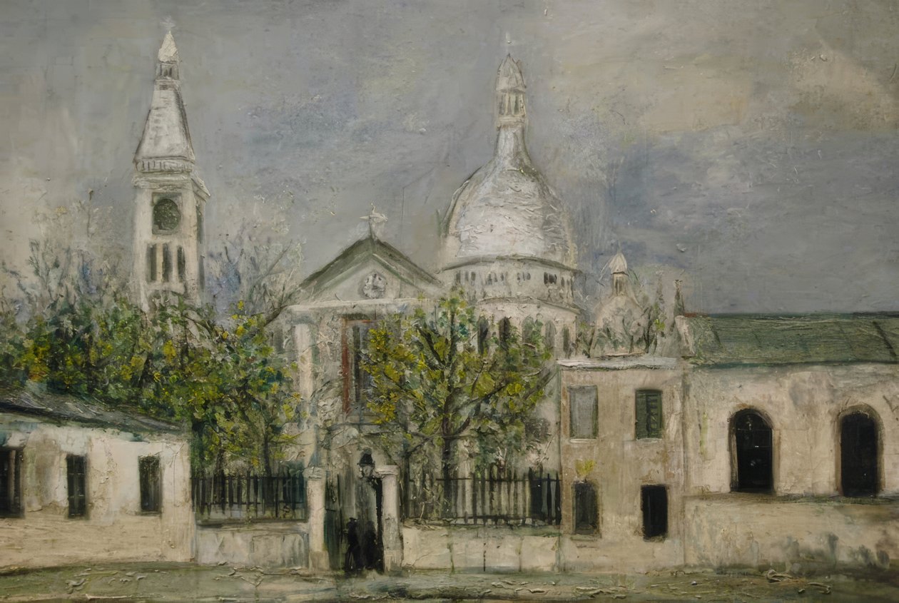 Church of St. Pierre de Montmartre by Maurice Utrillo