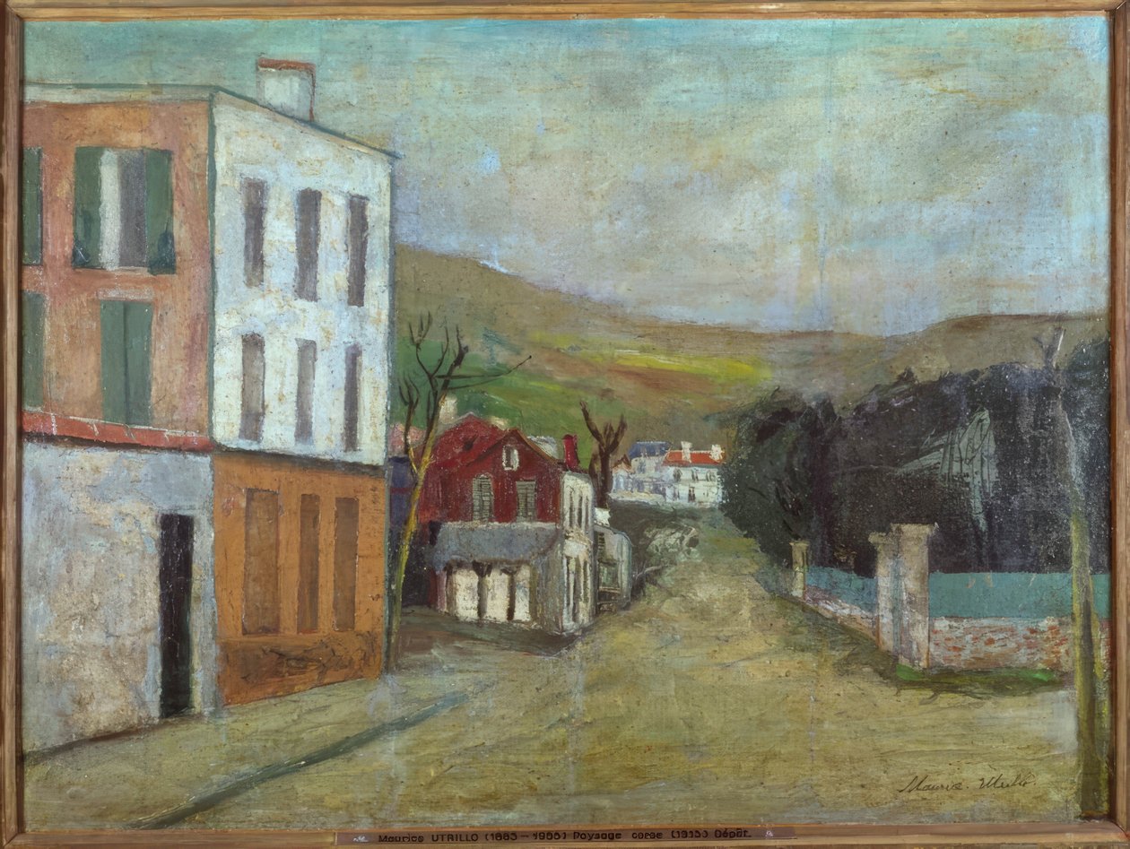 Corsican Landscape by Maurice Utrillo