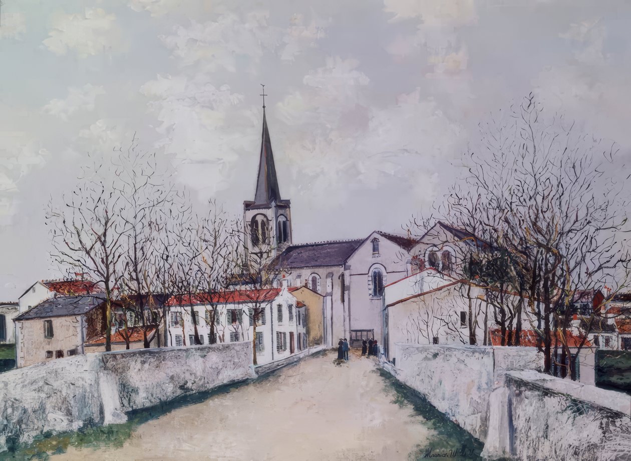 The Villa of Paris by Maurice Utrillo