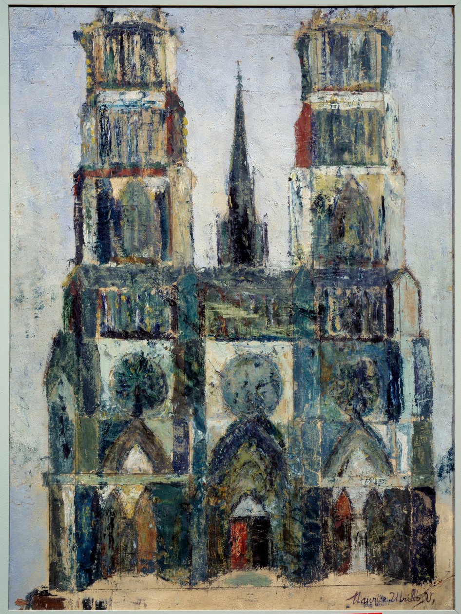 Large Cathedral or Cathedral of Orleans, c.1913 by Maurice Utrillo