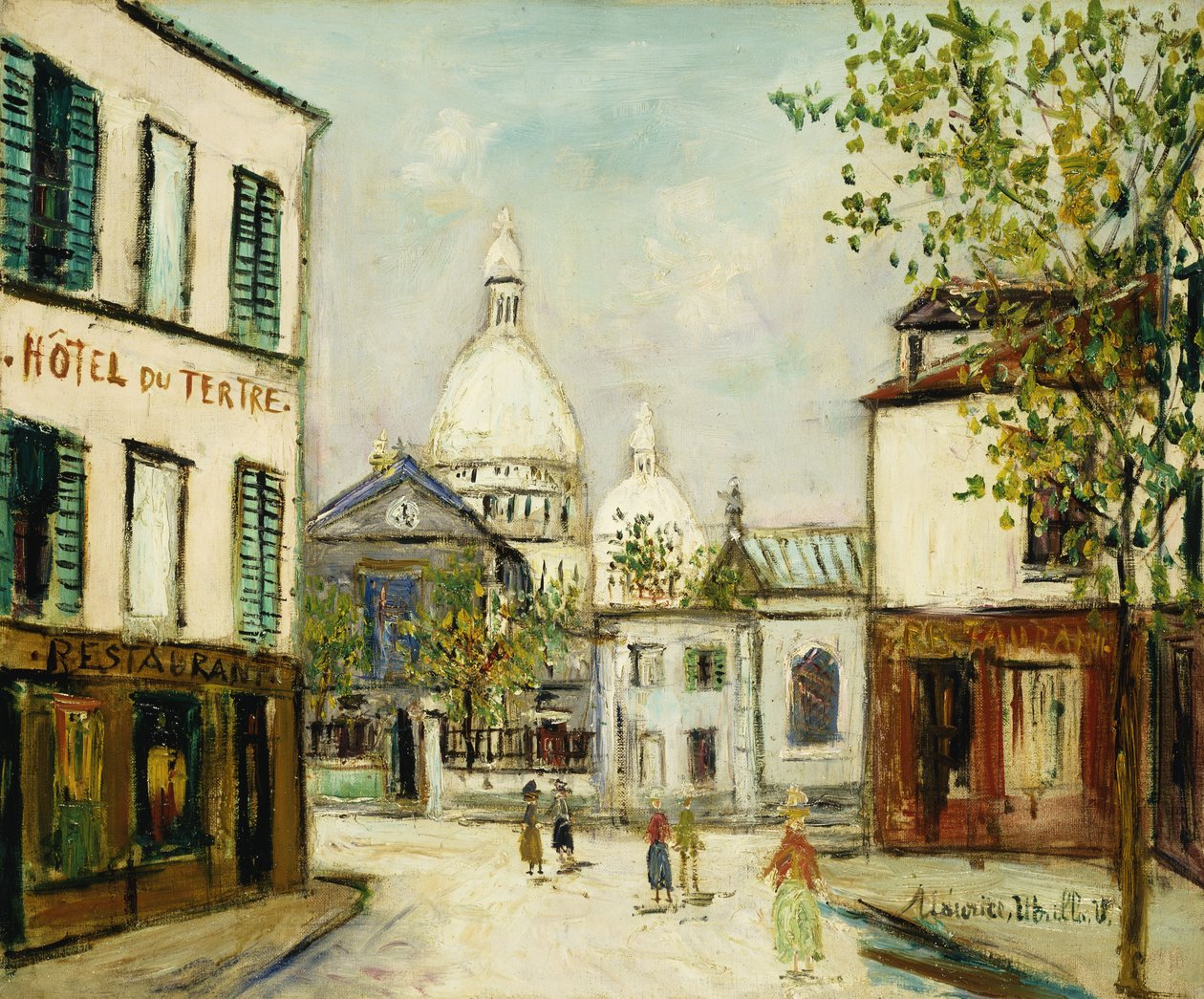 Le Sacre-Coeur in Montmartre by Maurice Utrillo