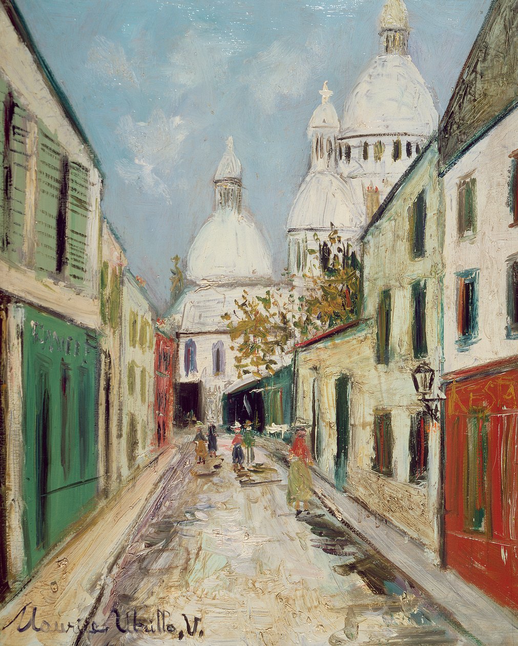 The Sacred Heart (panel) by Maurice Utrillo