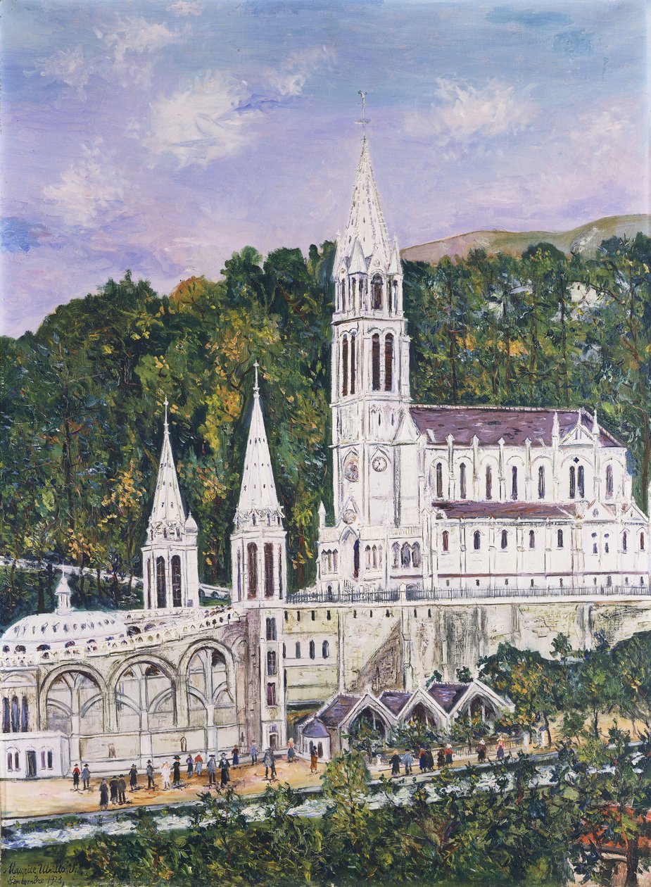 Notre Dame Cathedral at Lourdes by Maurice Utrillo