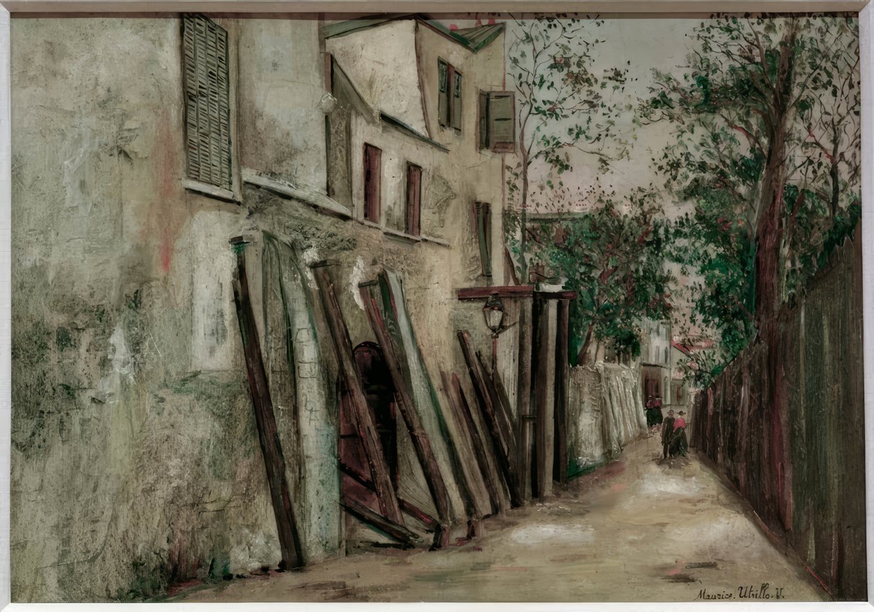 Rue Saint-Vincent by Maurice Utrillo: Buy fine art prints