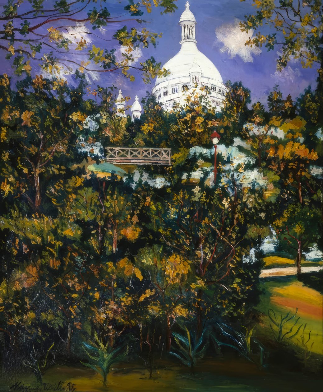 Sacred Heart of Montmartre by Maurice Utrillo