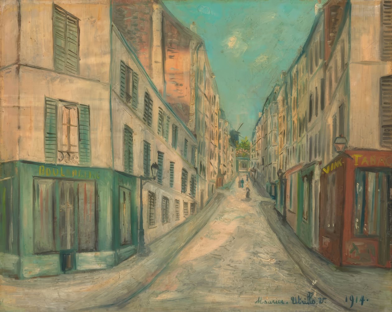 Street in Paris by Maurice Utrillo