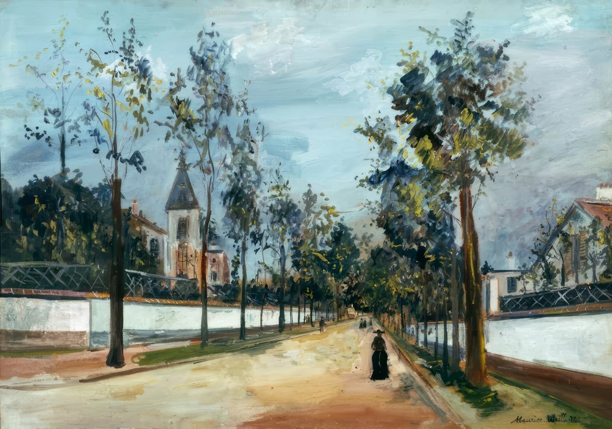 Suburban Street by Maurice Utrillo