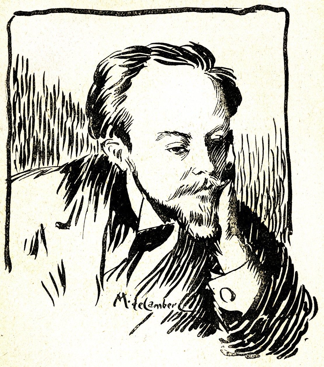 Gustave Le Rouge, c.1899 by Maurice Walter Edmond de Lambert