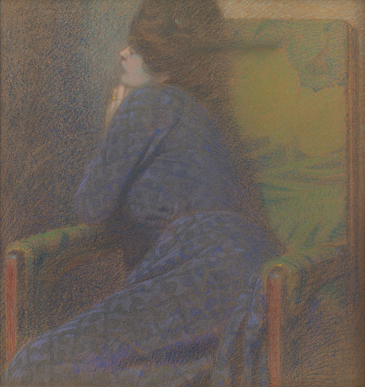 Martha Kurzweil in Armchair by Max Kurzweil