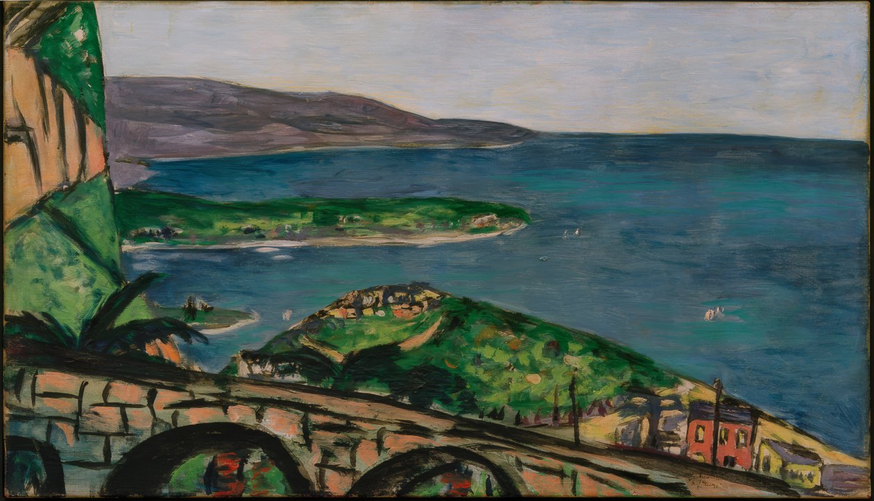 View of Cap Martin, Blue by Max Beckmann