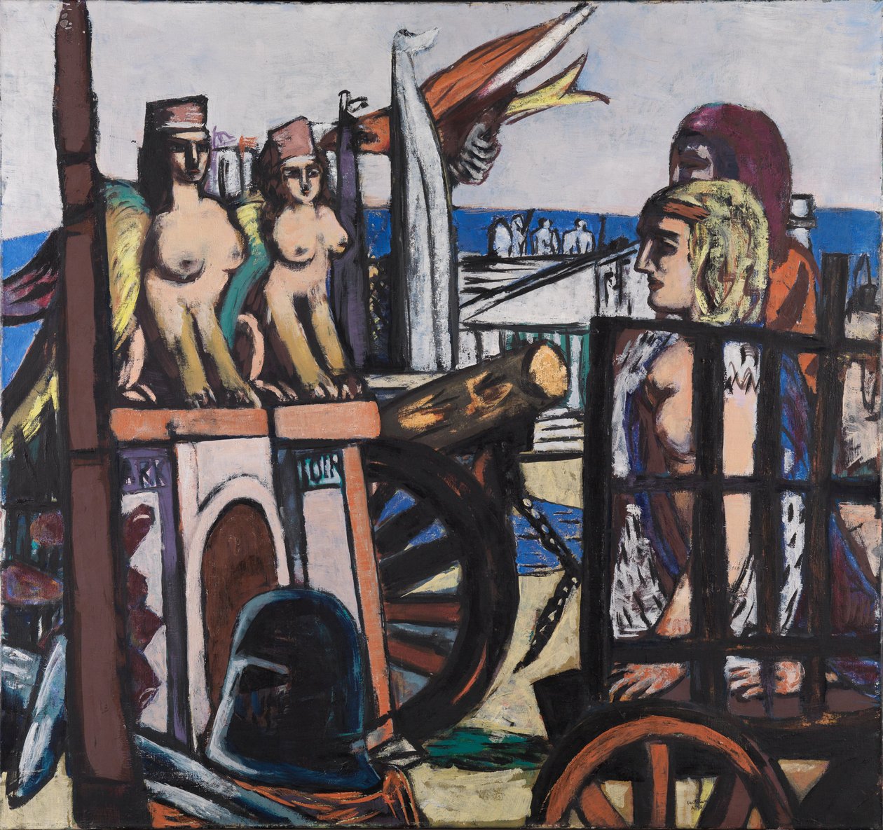 The Removal of the Sphinxes by Max Beckmann