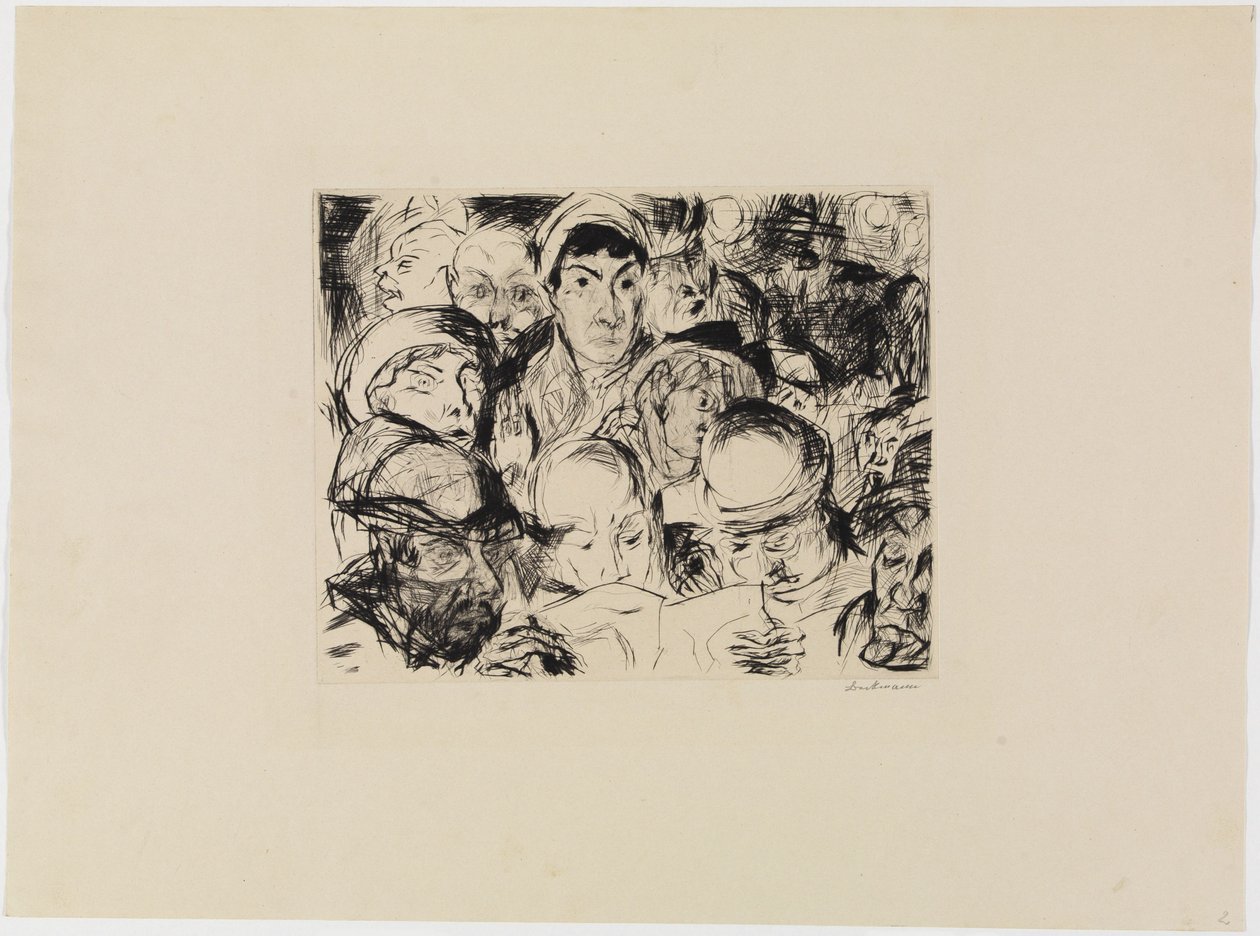 The Declaration of War by Max Beckmann