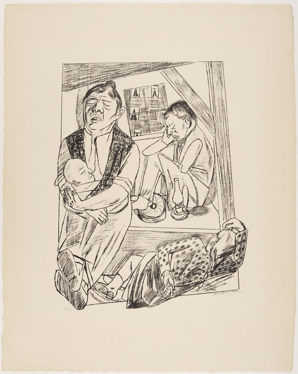 The Night by Max Beckmann