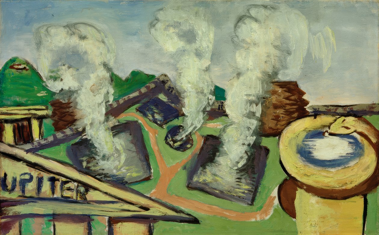 Hot Springs in Abano by Max Beckmann