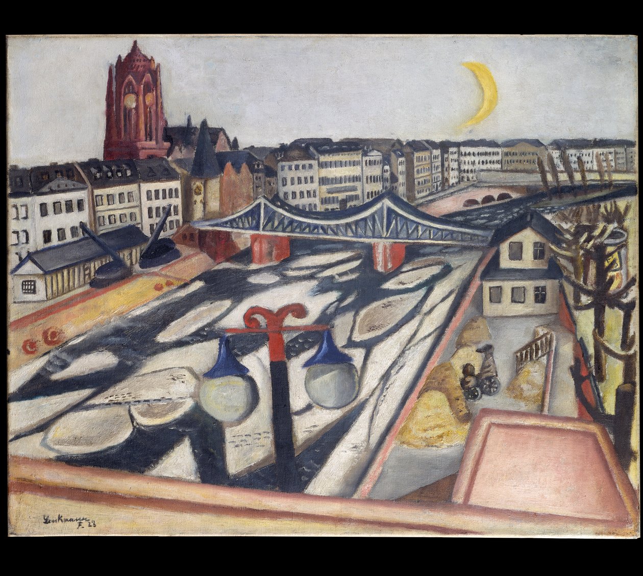 Ice on the River by Max Beckmann