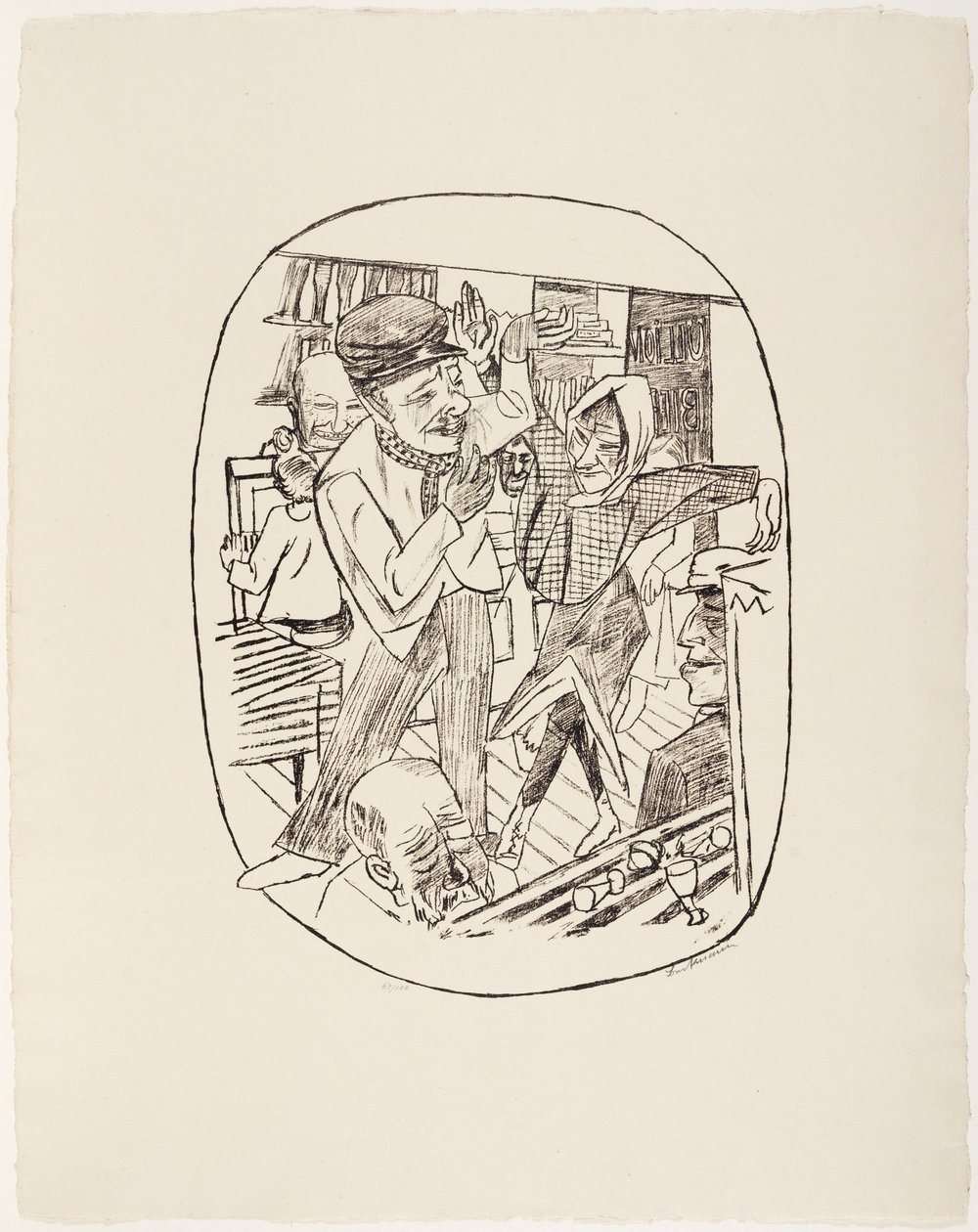 Tavern by Max Beckmann