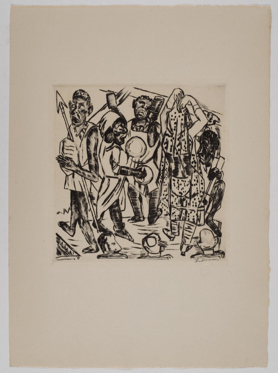 “Black Dance” by Max Beckmann
