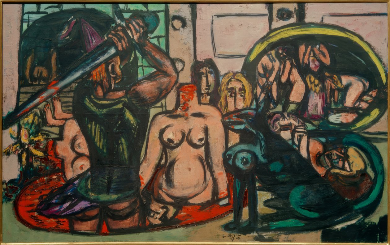 Perseus (Hercules) Last Task by Max Beckmann