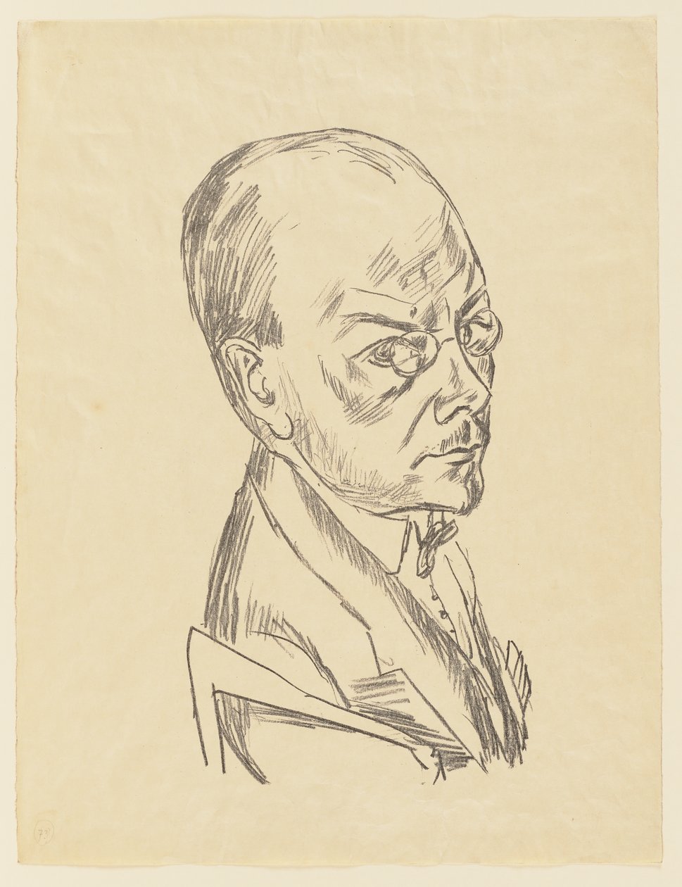 Portrait of Georg Swarzenski by Max Beckmann